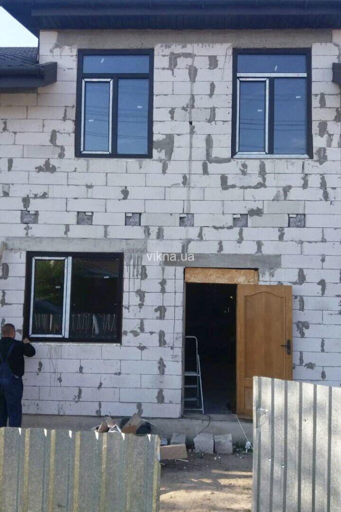 окна rehau euro 70 антрацит