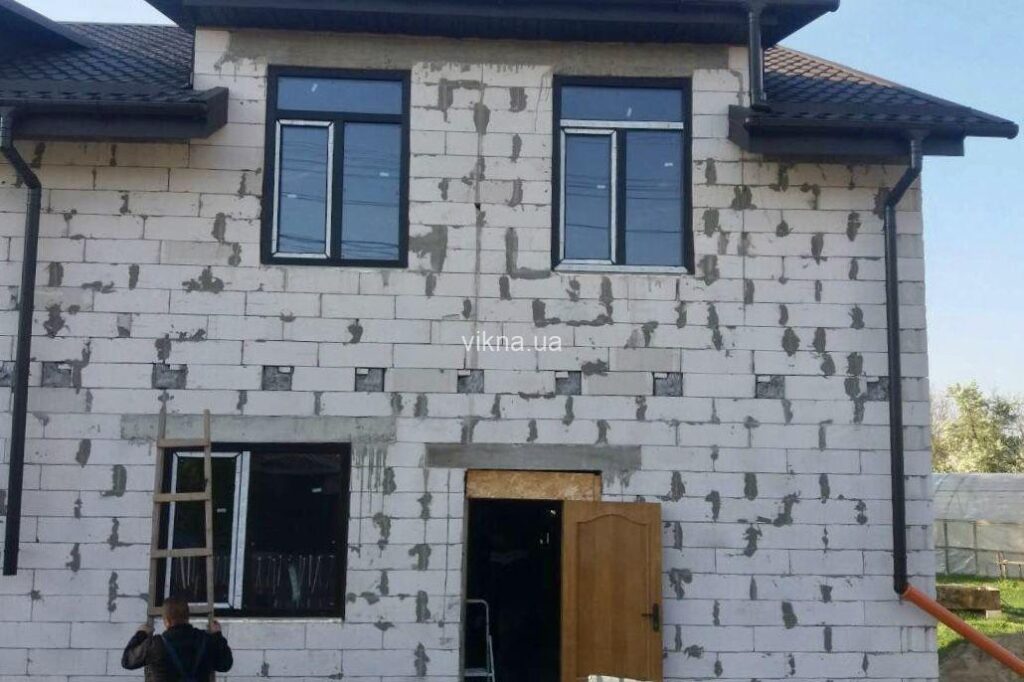 окна rehau euro 70 антрацит