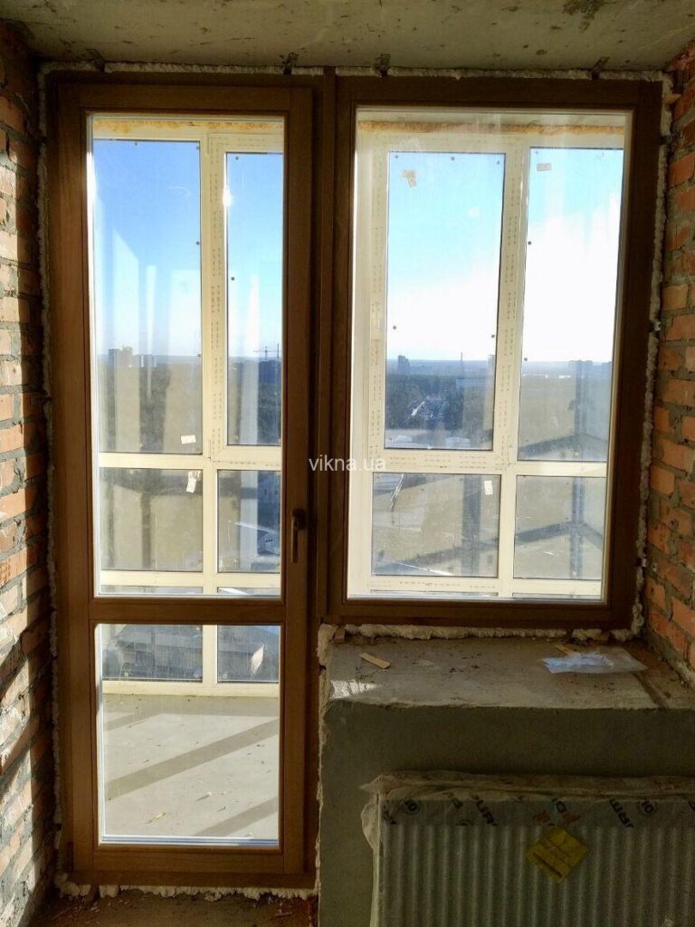 окна из дуба для квартиры