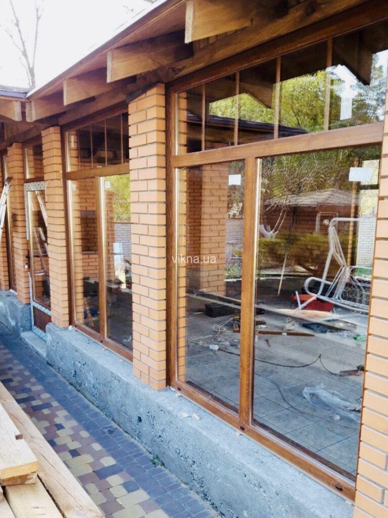 цветные окна WDS для веранды