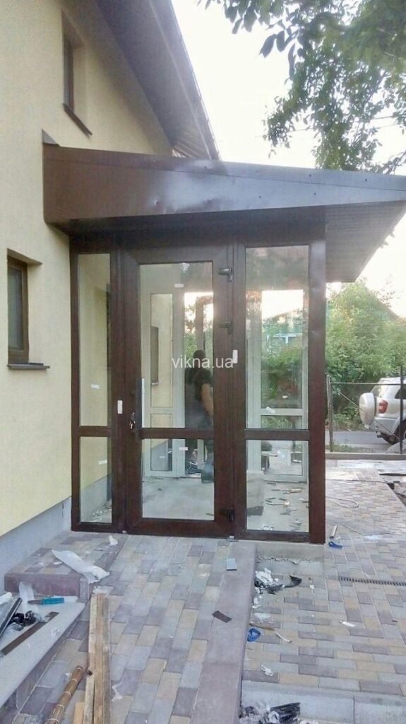 веранда с крышей